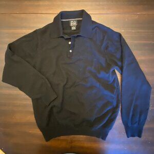 Black Jos. A. Banks merino wool sweater - Size LARGE
